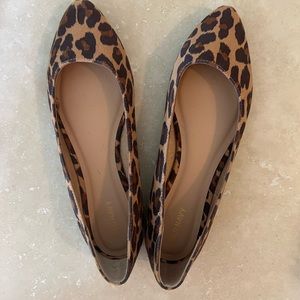Old Navy, never worn, leopard flats, size 9